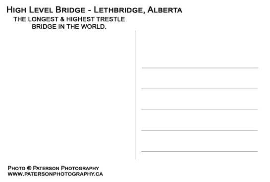 Lethrbidge, Alberta, CPR, Canadian Pacific, high level bridge Lethbridge