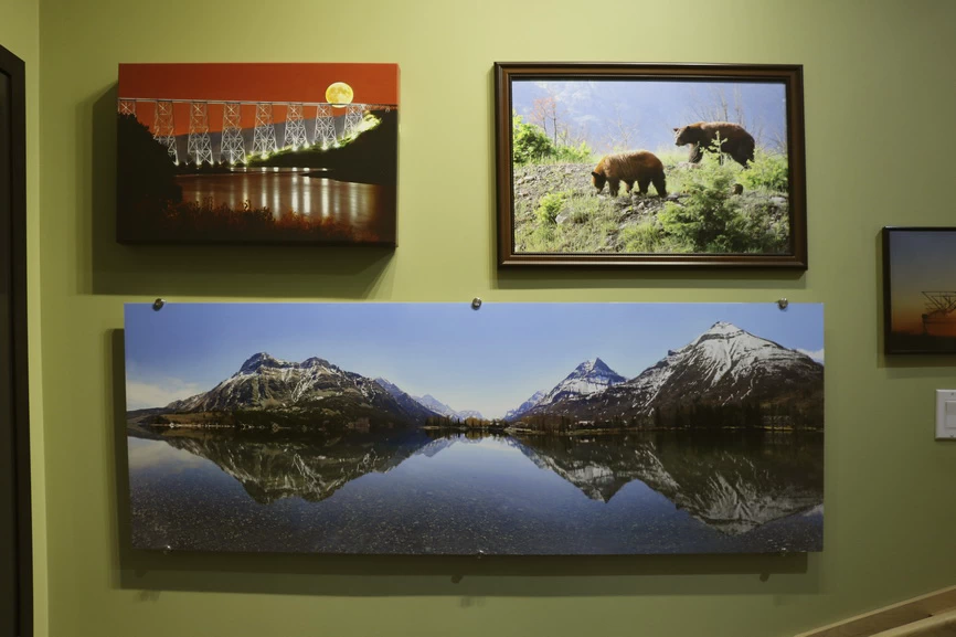 Panoramic Wall print, Waterton lakes National park