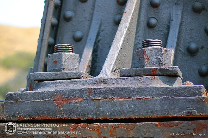 Lethbridge High Level Bridge, close up view