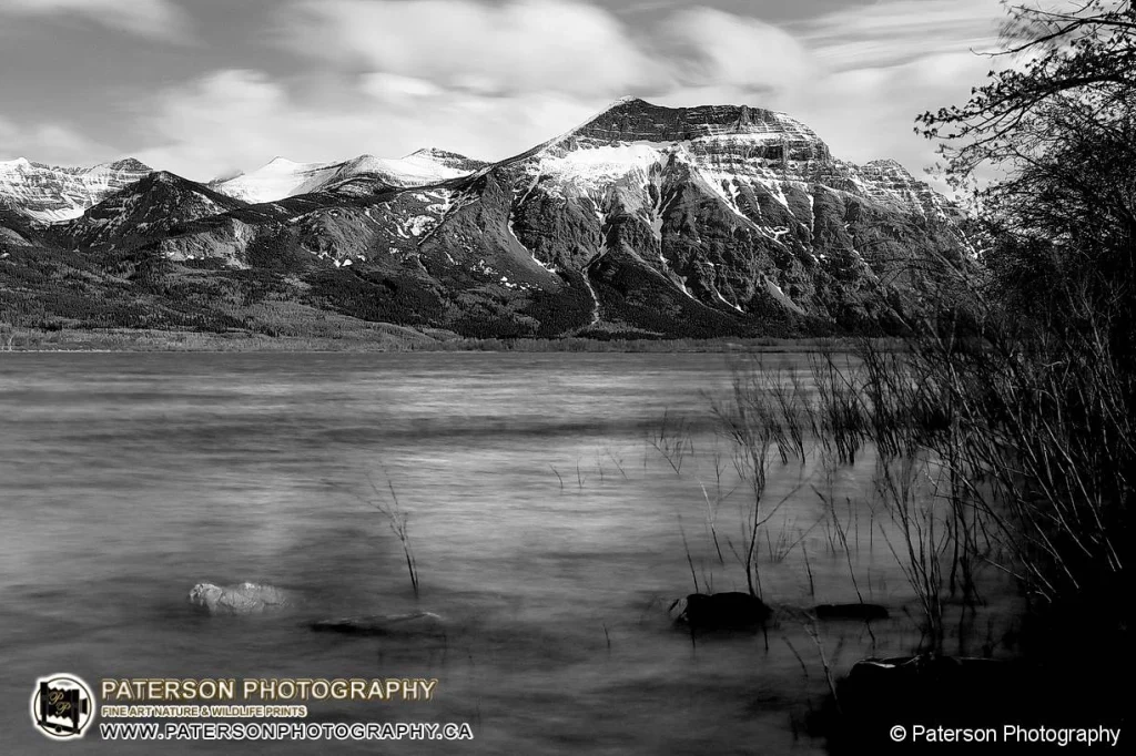 Waterton in Black & White Vimy Peak Waterton